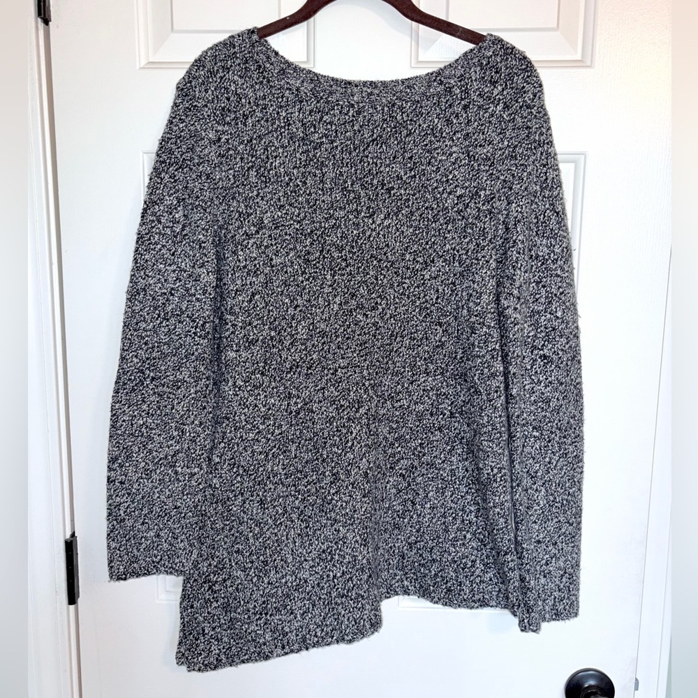 PureJill Charcoal Wool Blend Long Sleeve J. Jill Sweater Women Size S